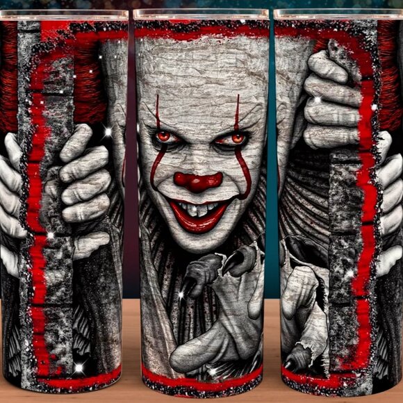 IT Pennywise the Clown Horror Hands Cup Mug Tumbler 20oz - Picture 1 of 3